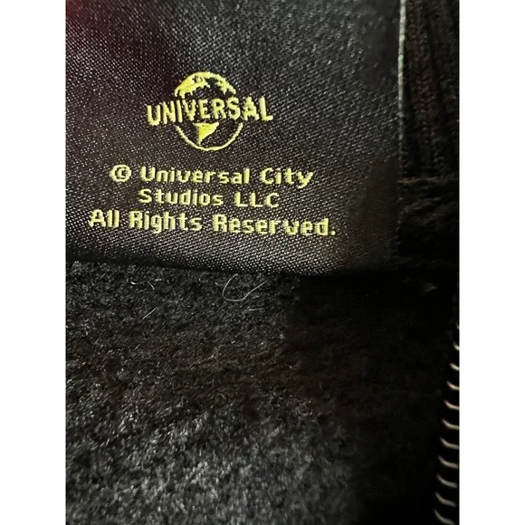 Universal Wicked The Musical‎ Kids Black Green Pullover Half Zip Sweatshirt Sz M - Picture 12 of 15
